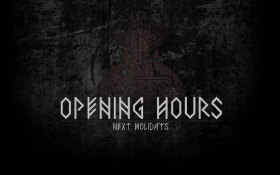 CHANGED OPENING HOURS